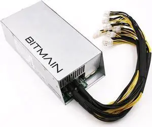 ALHOX 1200w pc Power Supply ATX Miner Power PSU APW3 Mining 1600W Power Supply for Antminer BTC Miner S7 S9 L3 A6 A7 APW3++
