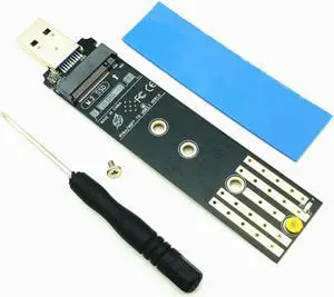 M.2 to USB 3.1 SSD Adapter M.2 NVME PCIe SATA Dual Protocol RTL9210B SSD Board for 2230 2242 2260 2280 NVME SATA M.2 SSD Adapter