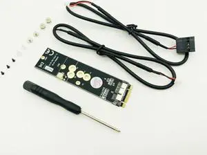 Add On Cards 12+6Pin Wireless WiFi Bluetooth Card NGFF M.2 B+M Key Adapter for Mac OS BCM94360CD BCM943602CS BCM94360CS2