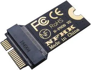 M.2 WiFi Adapter Connector A KEY A+E KEY 2230 M.2 WiFi Wireless Converter Riser Card Adapter for 2013-2017 Macbook Air WiFi Card