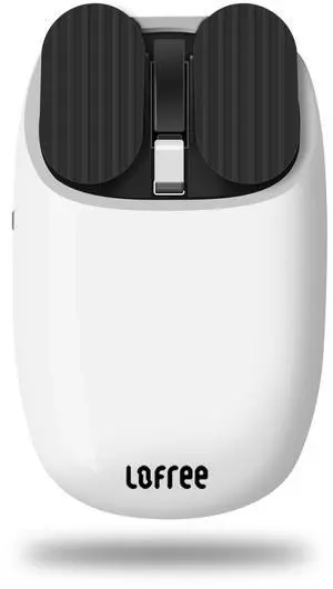 LOFREE Wireless Bluetooth Mouse 2.4G 3600DPI USB Rechargeable Portable for Game,Home,Office Windows,iMac,ios,Android-White LOFREE Wireless Bluetooth Mouse 2.4G 3600DPI USB Rechargeable Portable for Game,Home,Office Windows,iMac,ios,Android-White