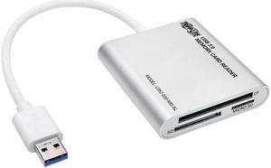 Tripp Lite USB 3.0 SuperSpeed Multi-Drive Memory Card Reader/Writer Aluminum 5Gb
