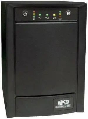 Tripp Lite SMART1500SLT 1500VA 900W UPS Smart Tower AVR 120V USB DB9 SNMP for Servers  8 Outlets