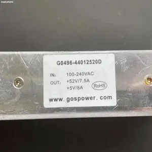 Power Supply GOSPOWER 52V7.5A 5V8A Power Supply G0496-44012520D Power Supply GOSPOWER 52V7.5A 5V8A Power Supply G0496-44012520D