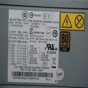 KHACHIMO Thinkstation S30 610W Switching Power Supply FSA034 54Y8844 54Y8905 SP50A33622 36200322