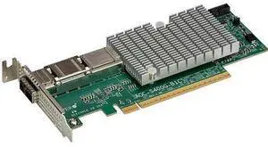 AOC-S400G-B1C 400Gb Ethernet Controller Card Low-Profile Single QSFP-DD400 Connector Powered By Broadcom BCM57608 Controller PCIe 5.0 X16
