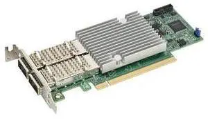 AOC-S100G-B2C Network Adapter Compact Size Low-Profile Card Dual QSFP28 Connectors 100GbE
