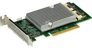 AOC-S3816L-L8IR Hardware RAID Controller 16-Port (2x SlimSAS X8) With RAID 0, 1, And 10 Supports SAS/SATA/NVMe Devices