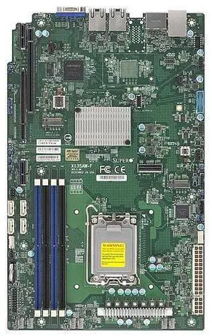 X13SAW-F Motherboard Proprietary WIO Single Socket LGA-1700 Core I9/Core I7/Core I5/Core I3 14th/13th/ 12th Generation And Pentium/Celeron Processor