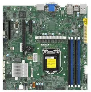 X12SCZ-QF Motherboard Micro-ATX Single Socket LGA-1200 (Socket H5) 11th/10th Generation Core I9/I7/I5/I3 Pentium/Celeron Processor X12SCZ-QF Motherboard Micro-ATX Single Socket LGA-1200 (Socket H5) 11th/10th Generation Core I9/I7/I5/I3 Pentium/Celeron Processor