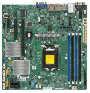 X11SSL-CF Motherboard Micro-ATX Single Socket LGA-1151 (Socket H4) Xeon E3-1200 V6/V5 - Celeron/Pentium Core I3 Series 7th/6th Generation Processor