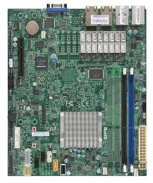 A1SRM-LN5F-2358 Motherboard MATX Atom C2358 SoC, Up To 16GB DDR3, SATA3 / SATA2, 5 Gigabit LAN, VGA A1SRM-LN5F-2358 Motherboard MATX Atom C2358 SoC, Up To 16GB DDR3, SATA3 / SATA2, 5 Gigabit LAN, VGA