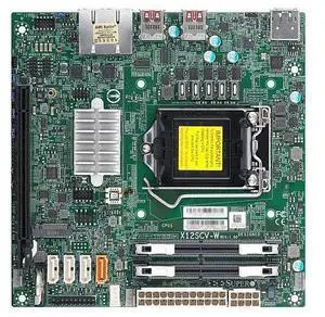 X12SCV-W Motherboard Mini-ITX Single Socket LGA-1200 For Xeon W-1200 Processors X12SCV-W Motherboard Mini-ITX Single Socket LGA-1200 For Xeon W-1200 Processors