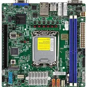 X13SCL-IF Motherboard Mini-ITX Single Socket V0 (LGA-1700) Xeon 6300/E-2400-Series/Pentium Processor