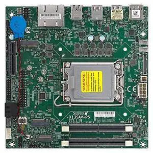X13SAV-PS Motherboard Mini-ITX Core I7/Core I5/Core I3 12th Generation And Celeron Processor X13SAV-PS Motherboard Mini-ITX Core I7/Core I5/Core I3 12th Generation And Celeron Processor