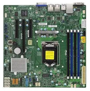 X11SSL-F Motherboard Micro-ATX Single Socket LGA-1151 (Socket H4) Xeon E3-1200 V6/V5 - Celeron/Pentium Core I3 Series 7th/6th Generation Processor X11SSL-F Motherboard Micro-ATX Single Socket LGA-1151 (Socket H4) Xeon E3-1200 V6/V5 - Celeron/Pentium Core I3 Series 7th/6th Generation Processor