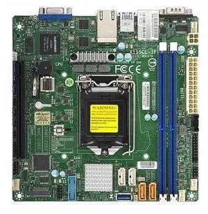 X11SCL-IF Motherboard Mini-ITX Single Socket Socket H4 (LGA-1151) Xeon E-2100/E-2200/Pentium/Celeron/Core I3 8th-9th Generation Series Processors
