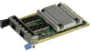 AOC-A25G-I2SM E810-XXVAM2 25GbE Network Adapter - Gen 4 PCIe X8 Dual-Port SFP28 Connectors Advanced I/O Module (AIOM) OCP 3.0 Form Factor AOC-A25G-I2SM E810-XXVAM2 25GbE Network Adapter - Gen 4 PCIe X8 Dual-Port SFP28 Connectors Advanced I/O Module (AIOM) OCP 3.0 Form Factor