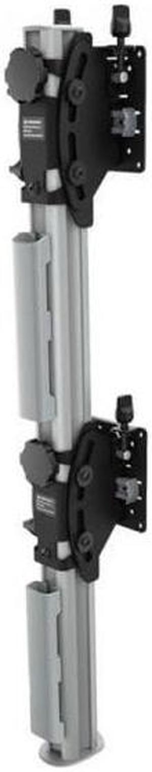 Atdec FREESTANDING Heavy Duty Dual Vertical Monitor Mount for Two Super Ultrawide Display  AWMS-2-BT75-FS-S