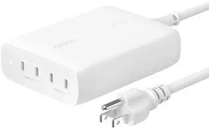 Belkin 200W 4-Port USB-C GaN Charger, White