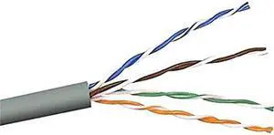 Belkin Cat.6 Network Cable - 1000 ft Category 6 Network Cable for Network Device, ATM - Bare Wire - Bare Wire - 1.2 Gbit/s - 24 AWG - Pink