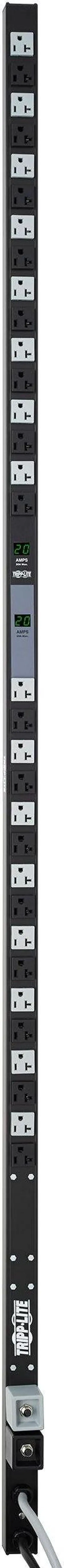 Tripp Lite Metered and Switched PDUs 0U Vertical Rackmount Solutions, 120V and 240V Input Voltages, Dual Circuit, Network Card, and Surge Protection Options, Manufacturer's Warranties