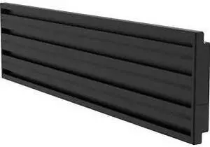 Atdec Mounting Rail for Display Screen, Mounting Bracket, A/V Equipment, Post, Digital Signage Display - Black
