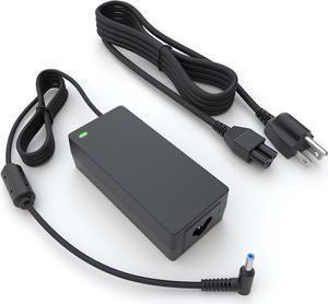 PowerSource 19.5V 65W 45W UL Listed 14Ft Long HP Smart Blue Tip AC Adapter for Many Models Including: X360 Pavilion, Envy, Spectre, Elitebook 840, ProBook, and More Laptop Power-Supply Charger Cord