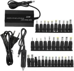 Universal 120W 34 Tips Car Home Charger Power Supply Adapter for Laptop Notebook EU Plug