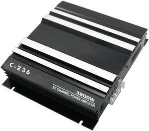 3800W High Power Car Sound Amplifier 2-Channel Car 12V Amplifier Stereo Car Audio Receiver for Car Audio Modification