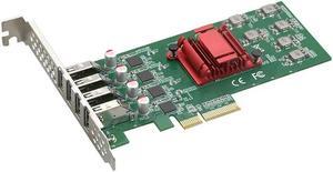 1 Piece 4-Port USB 3.0 Visual Capture Card 20G Standalone 4-Channel Expansion Card 4X5G Adapter Card