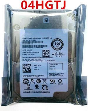 OwnShoe HDD For 600GB 2.5" SAS 12 Gb/S 64MB 15K For Internal HDD For Server HDD For 04HGTJ ST600MP0005 4HGTJ