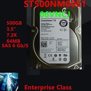 OwnShoe HDD For MD1000 MD3000 500GB 3.5" SAS 6 Gb/S 64MB 7.2K For Server HDD For 06VNCJ ST500NM0001 6VNCJ