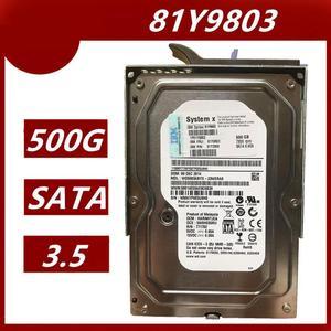 OwnShoe HDD For 500GB 3.5" SATA 64MB 7.2K For Internal HDD For Server HDD For 81Y9802 81Y9803 81Y3866