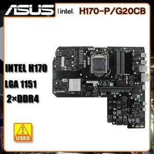 H170 Motherboard H170-P/G20CB/DP_MB LGA1151 H170 G20CB Gaming 60PA07E0-MB0A05 Compatible 2x DIMMs Max. 32GB DDR4