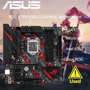 ROG STRIX B360-G GAMING Motherboard Supports Aura Sync RGB LED Header  Dual M.2 SATA6Gbps HDMI and DVI  Motherboard