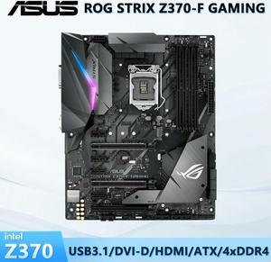 ROG STRIX Motherboard STRIX Z370-F GAMING With LGA 1151 Socket for 8th 9th Gen Core i3 i5 i7 Processors Supports DDR4