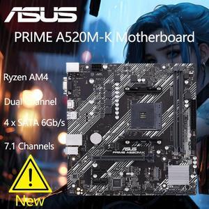 PRIME A520M-K motherboard supports M.2 with 1G LAN 64GB DDR4 A520 (Ryzen AM4) micro ATX motherboard