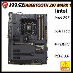 SABERTOOTH Z97 MARK 1 Z97 Motherboard LGA 1150 Core i7/i5/i3 DDR3 32GB USB3.0 SATA III PCI-E3.0 Display Port HDMI ATX