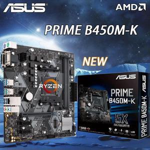 B450 Motherboard PRIME B450M-K Supports Ryzen 7 1700 3700x Ryzen 5 2600 2600x 3500x 3600 5500 5600 5600G 4600G 2400G