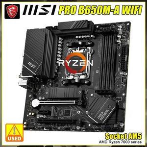 B650 Motherboard PRO B650M-A WIFI Supports Ryzen 7 7700 7800x3d 7800x Ryzen 9 7900x 7900x3d 7950x3d Ryzen 5 7600 7500f 8600G