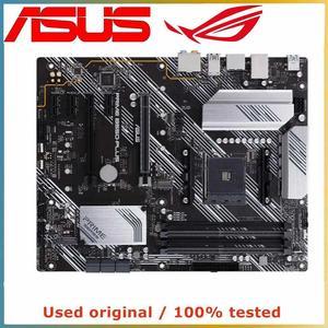 For B550 For PRIME B550-PLUS Computer Motherboard AM4 DDR4 128G Desktop Mainboard M.2 NVME USB PCI-E 4.0 X16