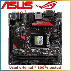 MINI ITX For B150I PRO GAMING WiFi AURA Motherboard LGA 1151 DDR4 32G For B150 Desktop Mainboard PCI-E 3.0 X16