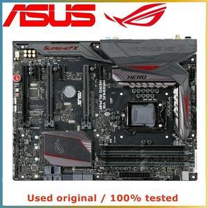 For ROG MAXIMUS VIII HERO ALPHA Computer Motherboard LGA 1151 DDR4 64G For Z170 Desktop Mainboard M.2 PCI-E 3.0 X16