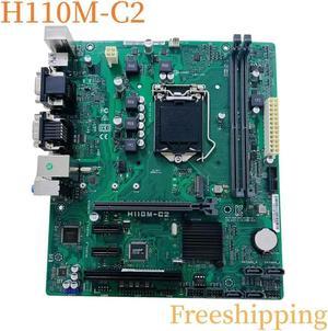 For H110M-C2 Motherboard 32GB LGA1151 DDR4 Mainboard 100% Tested Fully Work