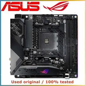 For X570 X570i ROG STRIX X570-I GAMING Computer Motherboard AM4 DDR4 64G Desktop Mainboard M.2 NVME USB PCI-E 3.0 X16