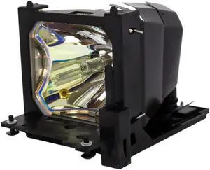 Jaspertronics Original DT00471 Lamp & Housing for Hitachi Projectors - Fits 456-226, CP-775i, CP-HX2080, CP-S420, CP-X430, Image-Pro-8910, MP8765, MVP-X12, X65 - 1 Unit Per Pack with 1 Year Warranty