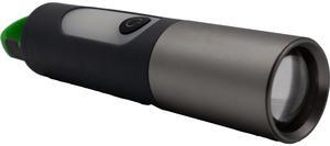 Jaspertronics XST-836 Rechargeable LED Flashlight Keychain Mini Torch w Telescopic Zoom Waterproof Durable Compact, & Lightweight Design for Camping Hiking Emergency & Everyday Use