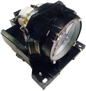 Jaspertronics Original Lamp & Housing for The Hitachi CP-X807 Projector with original specification and full lifespan bulb inside - 1 Year Warranty