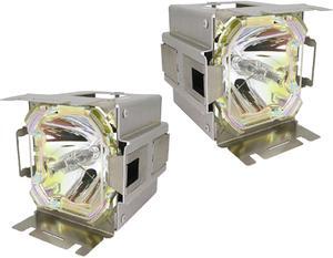 Jaspertronics Original R9841829 Lamp & Housing TwinPack for Barco Projectors - Fits H600-DUAL, iCon-H600-DUAL, R9841825, R9841829 & More - 2 Units Per Pack with 1 Year Warranty